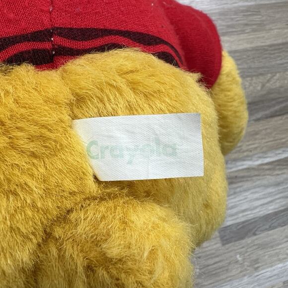 Vintage Gund Crayola Teddy Bear Plush 80s/90s Red Sweater And Hat - M143 - Picture 5 of 7